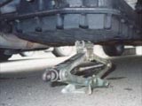 jack rise under the automatic transmission
