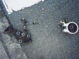 bracket and bolts